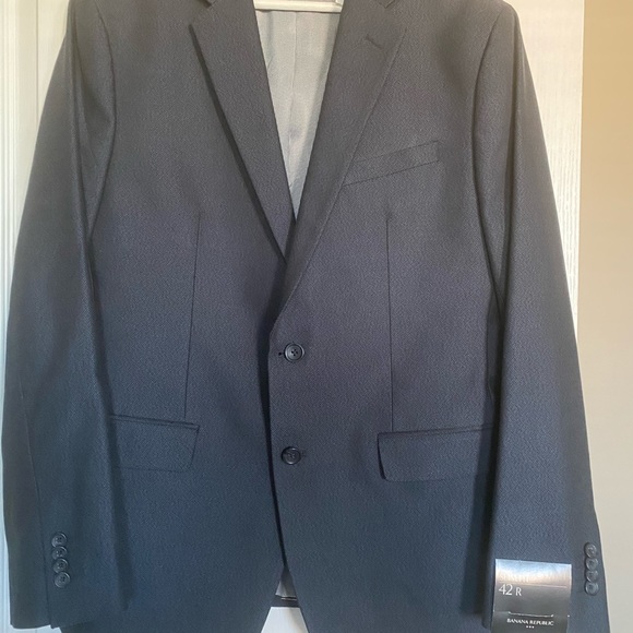 BANANA REPUBLIC MEN BLUE SPORT COAT SLIMFIT 42R - Picture 6 of 13